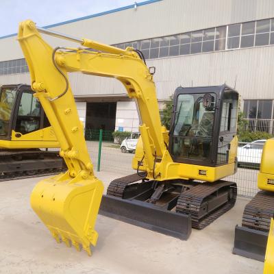 China Easy Operation 5.8 Ton Mini Crawler Excavator Digging Machine For Sale New Hydraulic Cylinder Power Engine Excavator for sale