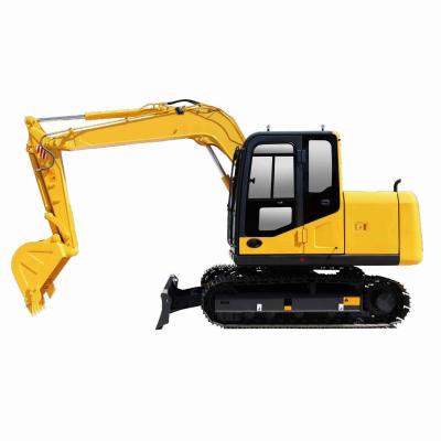 China Chinese construction site medium crawler excavator price new 8 ton hydraulic powerful engine bagger digger for sale