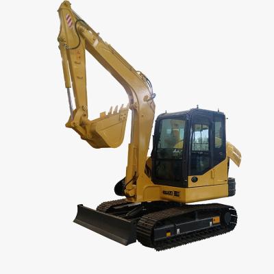 China Building\Agriculture 5.8 Ton Mini Crawler Excavator Digging Machine For Sale The New Power Famous Engine Excavator for sale