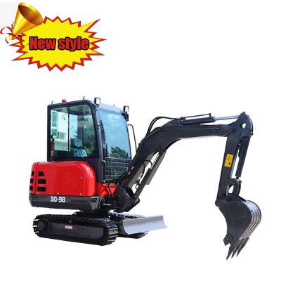 China Free Shipping New 3 Ton Household Small Mini Crawler Excavator Bucket Digger Excavator For Sale for sale