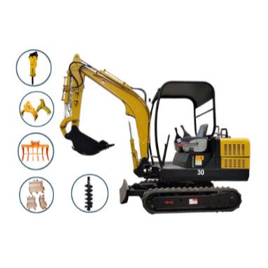 China New mini 3 ton household factory crawler excavator cheap china bucket digger excavator for sale for sale