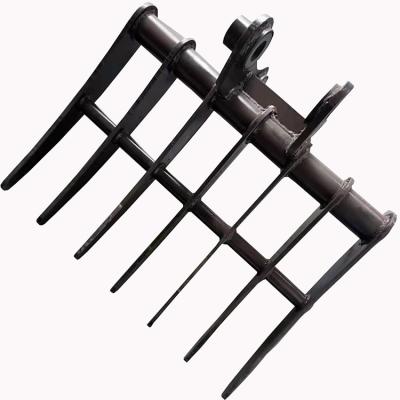 China Easy Operation China Cheap Mini Excavator Accessories Rake For Sale for sale