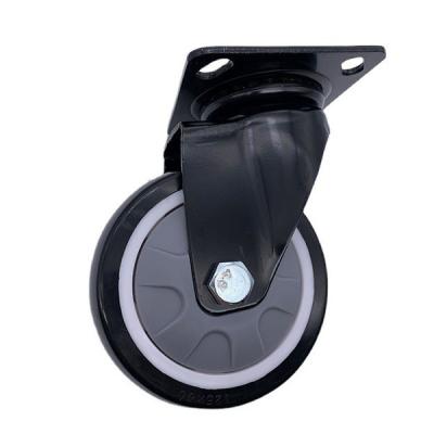 China Swivel Medium Duty TPE Industrial Caster Wheels 150MM for sale