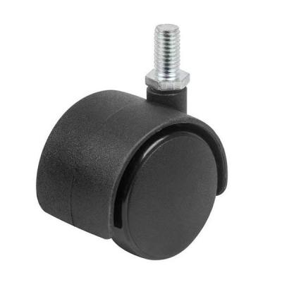 China 50MM Swivel Nylon Castor Stem Chair Caster Wheels for sale