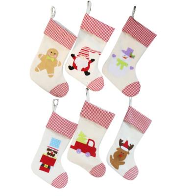 China New Stockings Hot Personality Christmas Ornaments Cute Christmas Tree Gifts Hanging Socks for sale