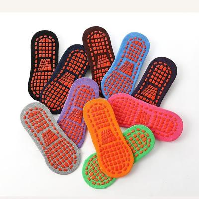 China Popular Custom Warm Unisex Trampoline Socks Everyday Life Sale Design Solid Socks for sale