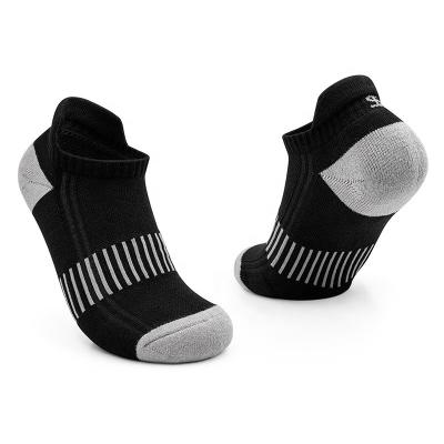 China Wholesale Custom Breathable Solid Cotton Sport Socks Logo Ankle Sports Running Socks for sale