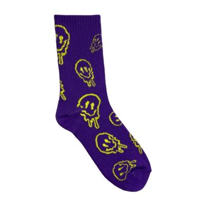 China Wholesale Skull Shape Color Personality Daily Lifestyle Medium Tube Socks for sale