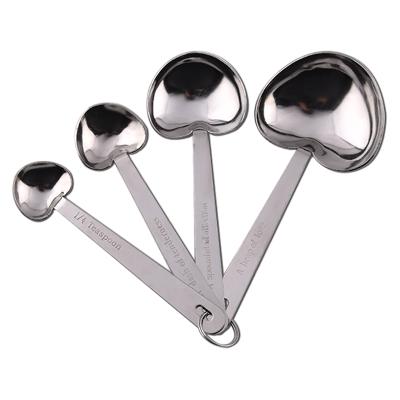 China New Kitchen Accessories Cheap Stocked Stainless Steel Measuring Cups And Spoons Set for sale