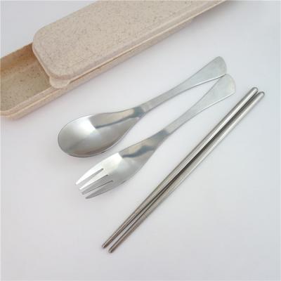 China Stocked Stainless Steel Spoon And Fork For Lovely Kids Portable Cutlery Set for sale