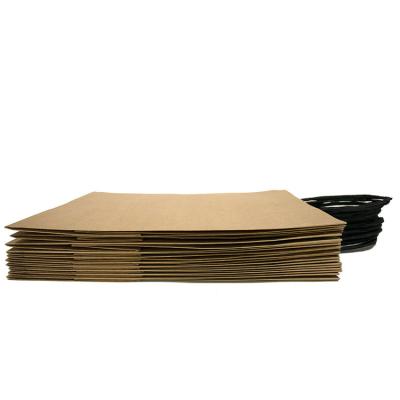 China Recyclable Vertical Paper Bag Christmas Packaging Bags Brown Catering For All Industry for sale