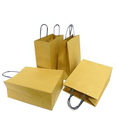 China Manufacturer recyclable Custom customized printed logo paper bags bolsa de papel take out durable packaging for sale