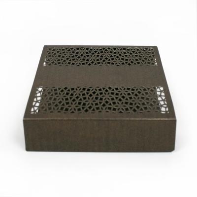 China Handmade Pasting Laser Cut Sleeve Paper Gift Box for sale