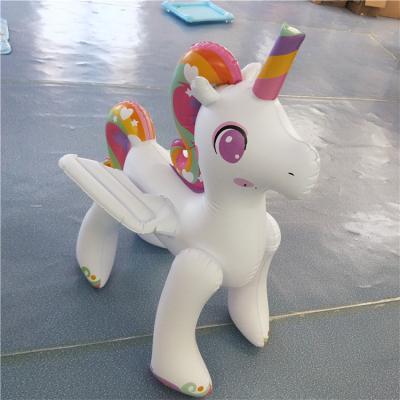 China Indoor and Outdoor Customized manufacturer inflatable sprinkler toys unicorn sprayer for garden for sale