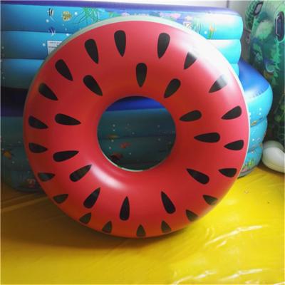 China Women Factory direct supplier Inflatable Watermelon Swimming ring for children and adults for sale