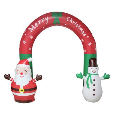 China Indoor and Outdoor Christmas decoration supplies PVC LED Light Inflatable X-max Arch  for indoor and outdoor decorative for sale