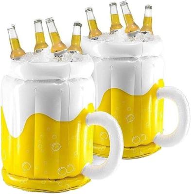 China Indoor/Outdoor Summer beach party Inflatable Beer Fridges for Parties Ice Bucket Drinks Cooling for sale