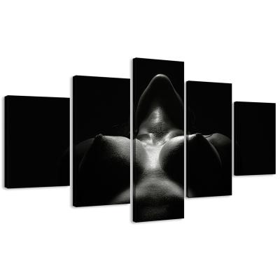 China Living Room Waterproof Wall Hangings Sexy Art Photography Canvas Board Nude Woman 5 Picture for sale