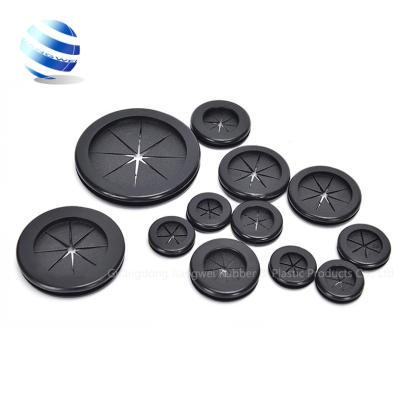 China High Quality Black Standard Universal Eco-friendly/Flame Retardant/Anti-aging/Anti-deformation Grommet Through-hole Cable Glands Silicone Rubber EPDM for sale