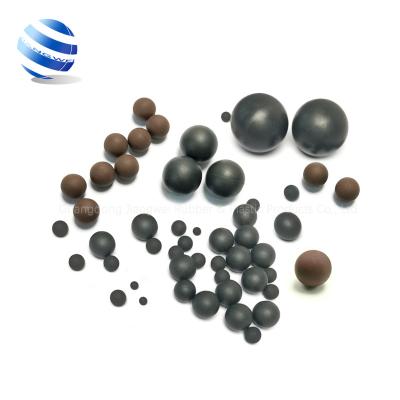 China Eco-friendly / flame retardant / anti-aging / anti-deformation soft 1 1.5 2 3 8 inch flexi solid shock absorbing rubber ball for sale