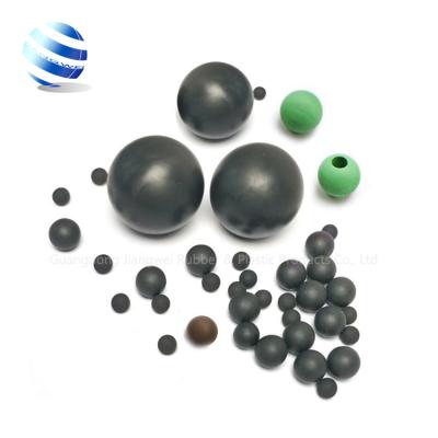 China Eco-friendly / flame retardant / anti-aging / anti-deformation any size 10mm 12mm 12.5 mm nbr epdm silicone rubber ball 14mm 15mm 16mm 17mm 18mm 20mm 22mm 24mm 25mm 27mm 30mm 35mm 40mm 50mm for sale