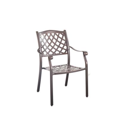 China The wind simple garden the outdoor patio chair set waterproof cast aluminum table chair tabie set for sale