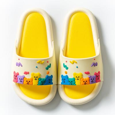 China Newest Summer Waterproof Children Shoes Soft PVC Cartoon Baby Boy Unique Flat Slippers for sale