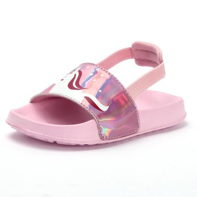 China New Summer Flat Wholesale Children Shoes PU Cartoon Beach Baby Boy Girl Casual Sandals for sale