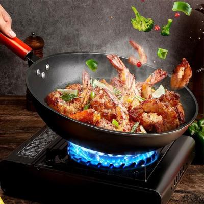 China Hot Selling Japanese Cast Iron Wok Cooking Equipment Viable With Wholesaler for sale