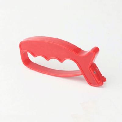 China Amazon Viable Household Plastic Knife Sharpener Stainless Steel Sharpens Steel And Ceramic Dull Knives for sale