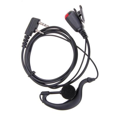 China Ear Hook FBI Earpiece , Headsets Walkie Talkie Headset FBI Two Way Radio Earpiece for sale