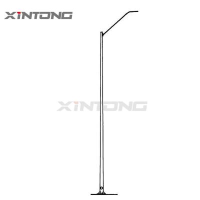 China XINTONG Square Customized Outdoor High Quality Galvanized Street Light Pole for sale