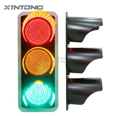 China Traffic Safety Led Warning Lights Factory Supplier 3 Way Led Police Led Semaphore 200mm Traffic Light for sale