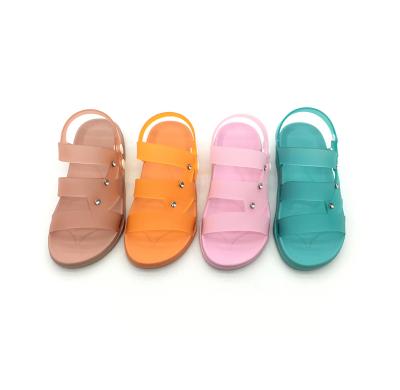 China Lovely Cheap Summer Jelly Children Anti-Slippery Shoes Cute Sandals For Girls Kids Wholesale Sandals for sale