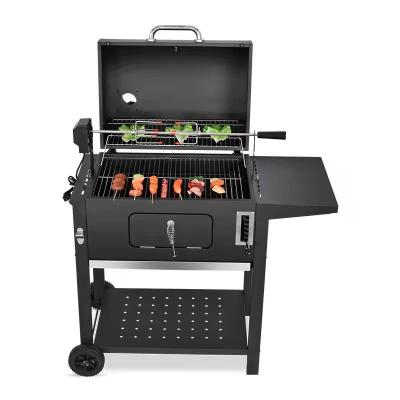 China Deluxe Argentinian Indoor Stainless Vertical Camp Smokeless Large Iron Portable Charcoal BBQ Kit Outdoor Desktop Grills Easily Assembled for sale