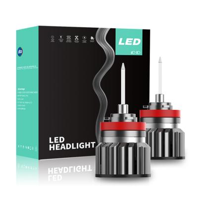 China BEST 360 Aviation Aluminum Beam Car CANBUS 12V 6000K 6500K 25W 2500LM H11 LED Auto Headlight Bulb for sale