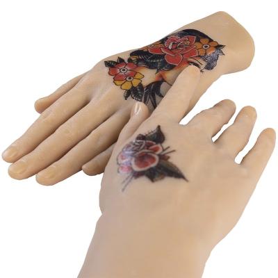 China TG ONE Tattoo Beginner DIY 3D Practice Skin Fake Hand Model Silicone Tattoo Practice Hand for sale