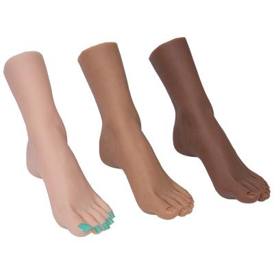 China TG ONE NEW jewelry display soft realistic sexy lifelike silicone female foot mannequin for sale