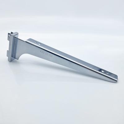 China Standing Glass Shelves [MSMX] Metal Chrome Bracket For Glass Or Wood Shelf Bracket for sale