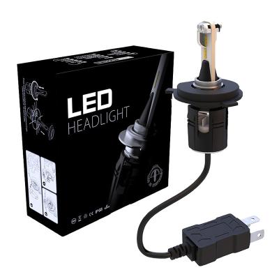 China 6063 Aviation Aluminum Beam Bulbs H4 H7 9005 9007/HB5 Dual Hi/Lo 9006 High Quality Car LED Headlight 6000k 30W 4200LM Bulb for sale