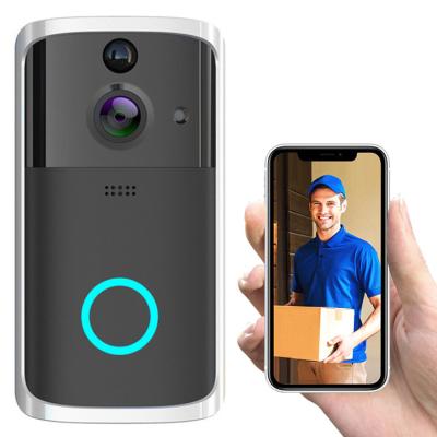 China M7 Motion Detection 720p Amazon Wifi Wireless Smart Home Security Doorbell Camera Door Bell Cameras for sale