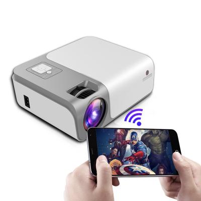 China Pocketable Mini Portable Background Wireless Connection Spotlight 4K Mobile Projector for sale