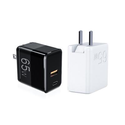 China Popular 65W Quick Charge Two In One With Gan Universal High Speed ​​For USB Type-C iPhone for sale