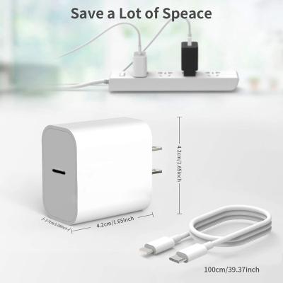 China Fanshion Original EU Fast Charge 20W Type-C PD Wall Plug For iPhone for sale