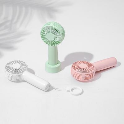 China 2021 Item 2021 Outdoor Mini Green Quantity White Box Sports Neck Mini Fan Usb Portable Rechargeable Rechargeable Power Fan New Arrival Handheld Portable Fan for sale