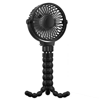 China High Quality Cheap Price TRIPOD Brushless Motor USB Tripod Clip Fan Rechargeable Portable Flexible Fan Baby Stroller Fan for sale