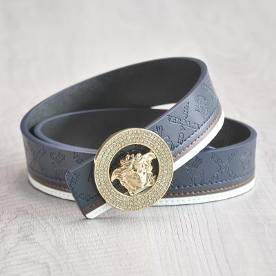 China Fashion.Casual 2022 brand slide buckle fashion belt cowhide belt unisex men and women belt custom made logo-334 for sale