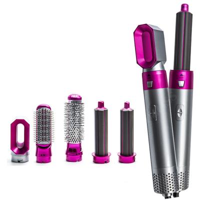 China For Home Use Hair Brush with Dryer Brush Blow Comb Electric Auto-Rotating Curling Hair Brush 5 in 1 for Multifunctional Hair Tools for sale