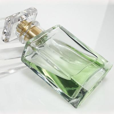 China High Quality 30ml Square Empty Refillable 50ml Design Your Own Luxury Empty Glass Perfume Bottle With Box for sale