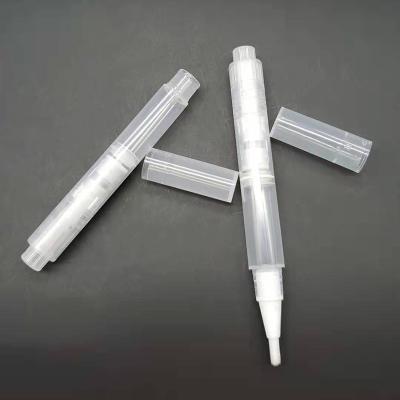 China High Quality 2.8ml Makeup Empty Transparent Nail Polish Whitening Teeth Container Click Pen Cosmetic for sale